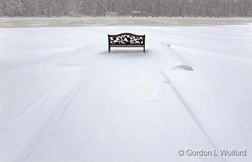 Docked Raft_12435.jpg - On a frozen Canadian Mississippi RiverPhotographed near Carleton Place, Ontario, Canada.